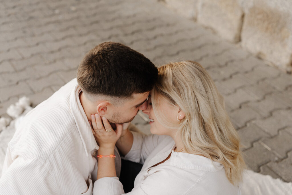 Paarshooting, Kuss, Paarfotografie, Liebe, Fotograf Heilbronn, Fotograf Hohenlohe, Outdoor