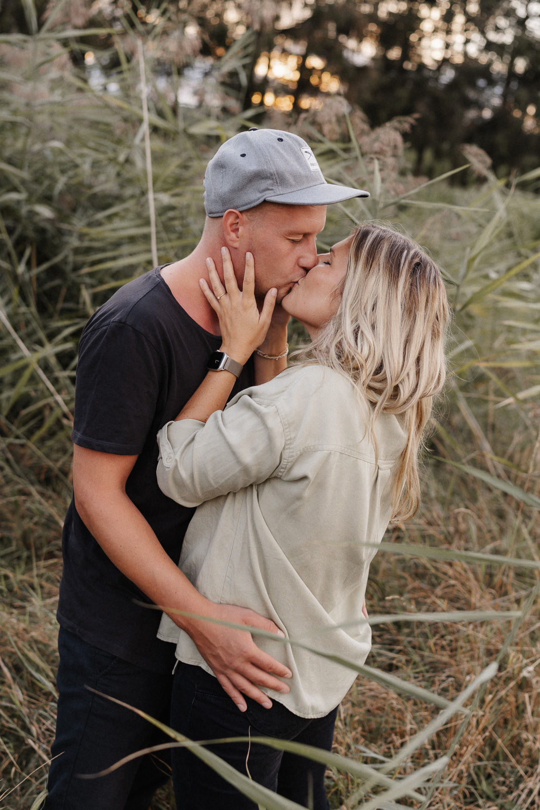 Paarfotografie, Paarshooting, Kuss, Fotograf Heilbronn, Fotograf Hohenlohe